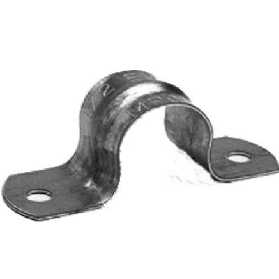 Electrical * | Electrical Metallic Tubing Strap, Steel, 2-Hole, 2-In., 2-Pk. Fire Sale Halex