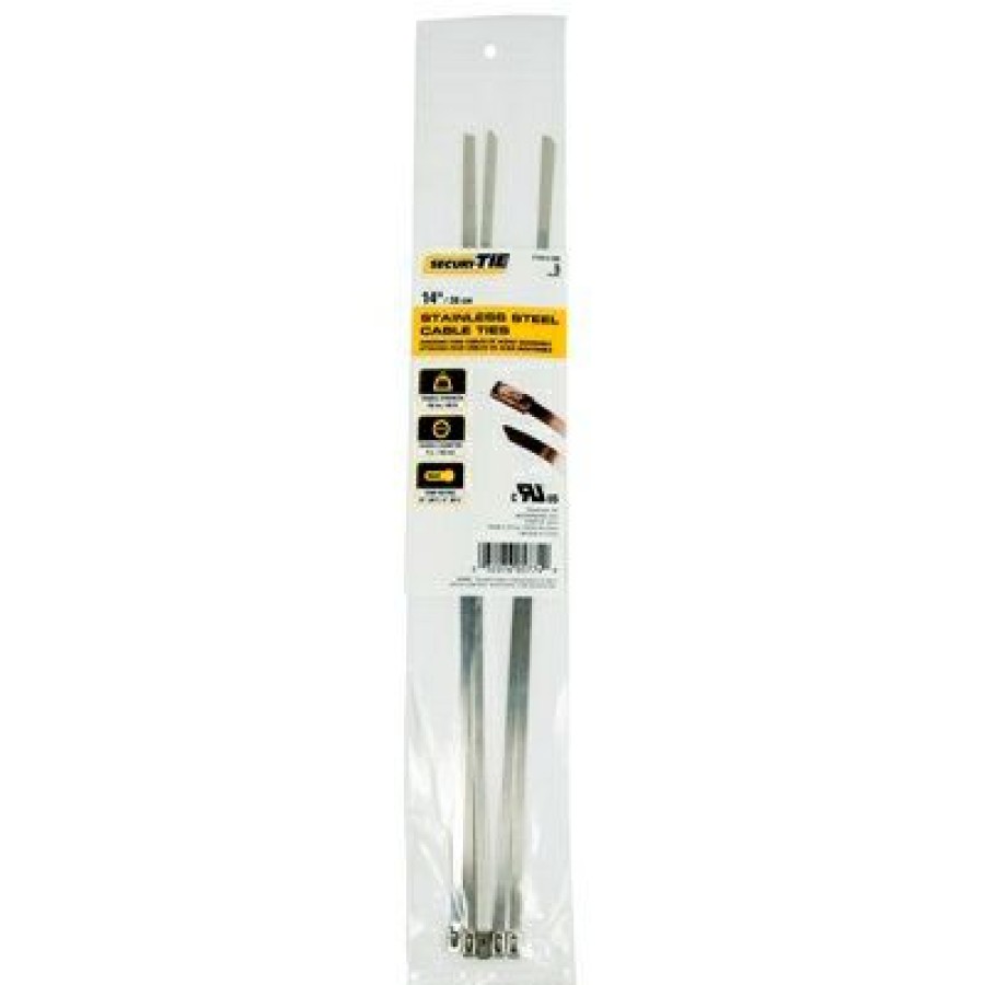 Electrical * | Cable Tie, Stainless Steel, 14-In., 5-Pk. Hot Sell Gardner Bender