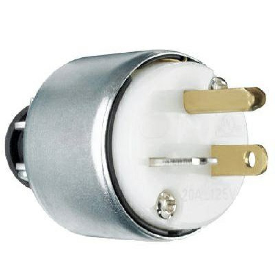 Electrical * | Legrand Pass & Seymour High Quality 20A White Armored Plug