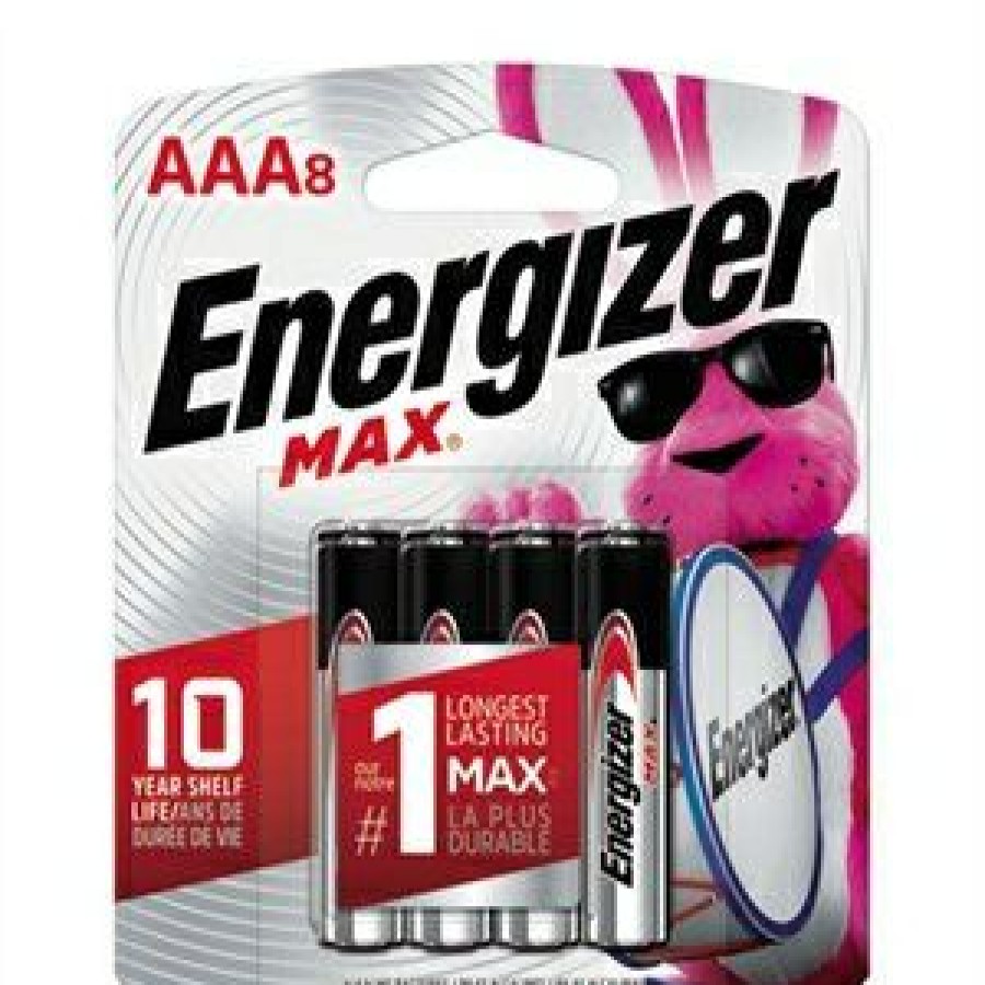 Electrical * | Max Aaa (Triple A) Alkaline Batteries, 8 Pack Top Sell Energizer