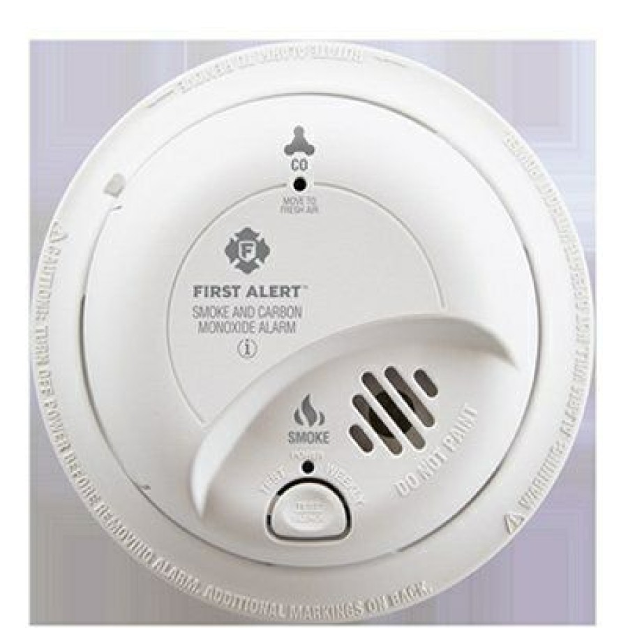 Electrical * | Brk Bargain Sale First Alert Smoke & Co Detector, Hardwired W/10-Year Battery Backup