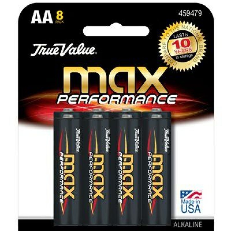 Electrical * | Aa Alkaline Batteries, 8-Pk. High Quality True Value