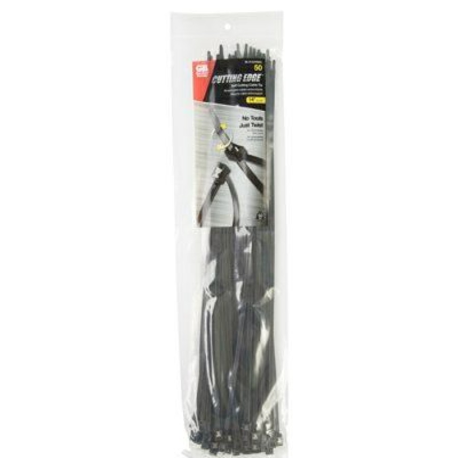 Electrical * | Self-Cutting Cable Ties, Black, 14-In., 50-Pk. Sales Gardner Bender