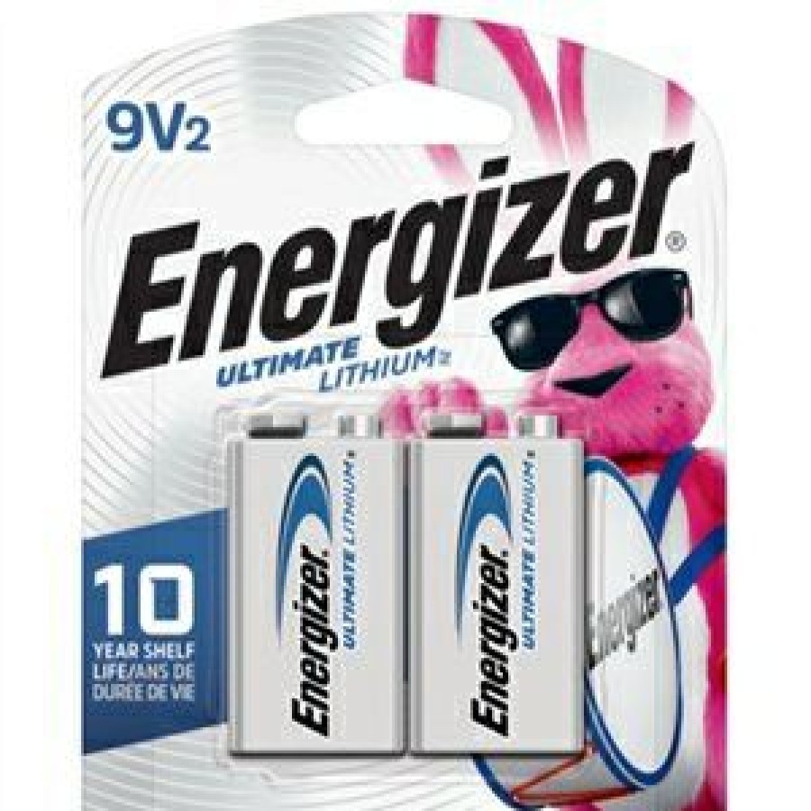 Electrical * | Energizer Opening Sales Lithium 9-Volt (9V) Batteries, 2 Pack