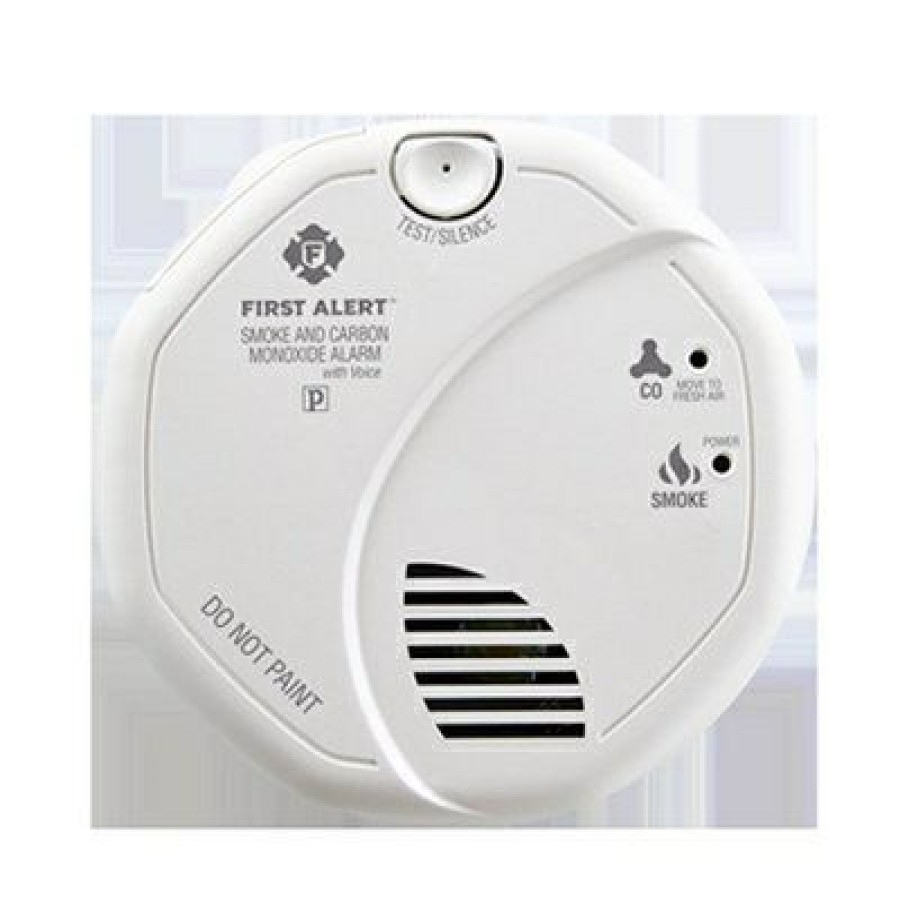 Electrical * | Brk Online Sales First Alert Smoke & Co Alarms, Voice Alarm, Hardwired W/Battery Backup, Interconnected 6-Pk.