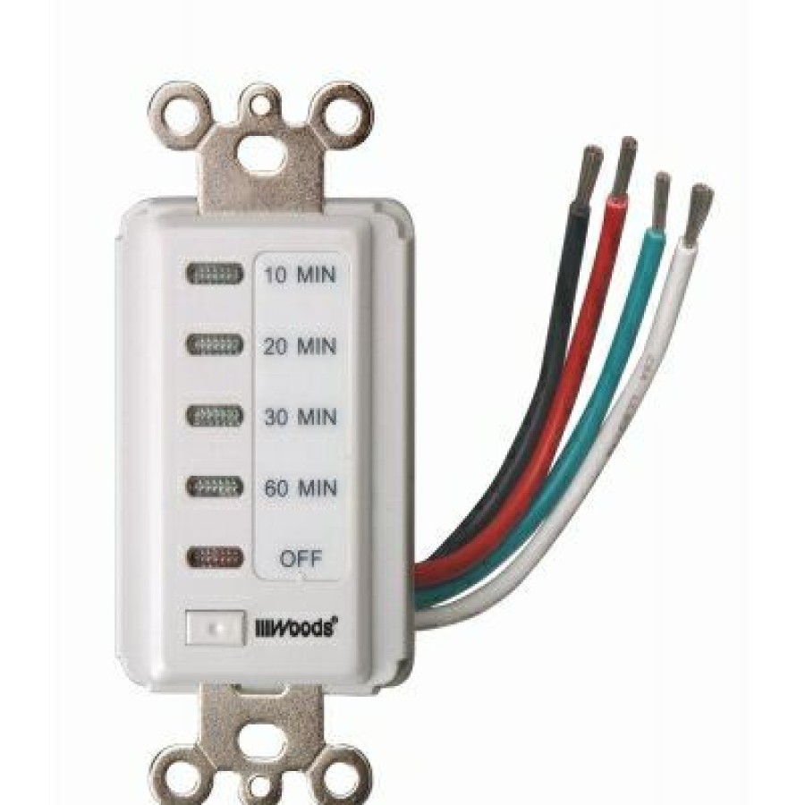 Electrical * | Woods Shoping Model In-Wall 60-Minute Digital Timer