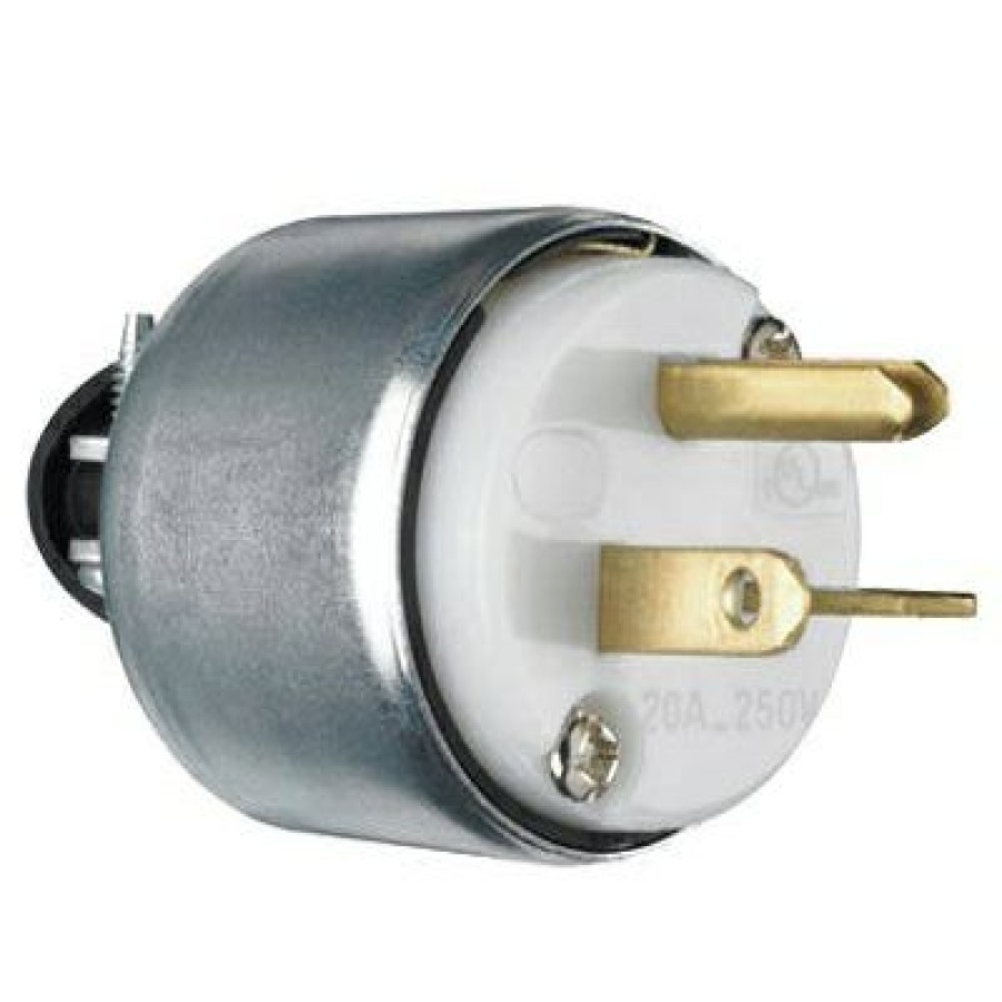 Electrical * | Legrand Pass & Seymour Shoping Model 20A White Armored Plug