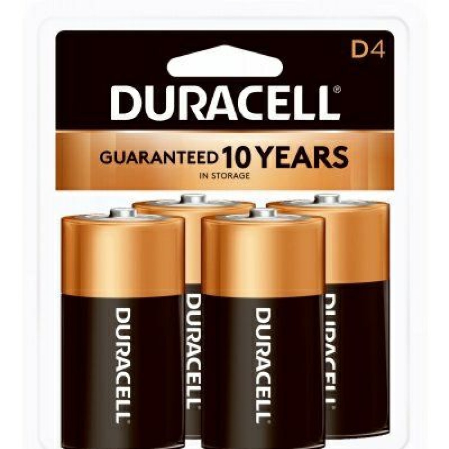 Electrical * | Duracell For Sale Alkaline Batteries, D, 4-Pk.