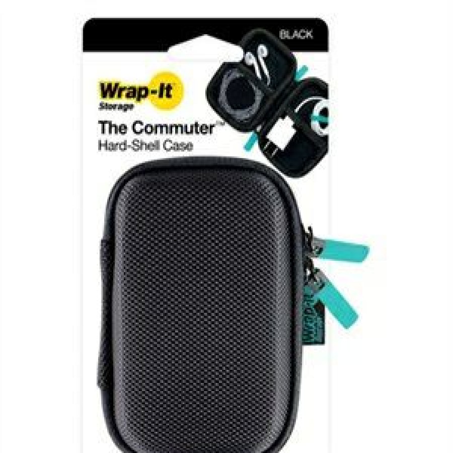 Electrical * | Wrap-It Premium Product Mobile Commuter Case, Hard Shell, Black