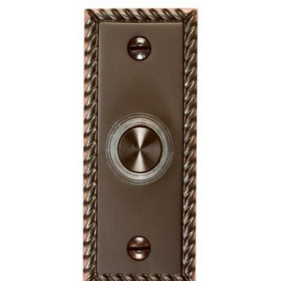 Electrical * | Carlon High Quality Led Door Chime Button, Oil-Rubbed Bronze