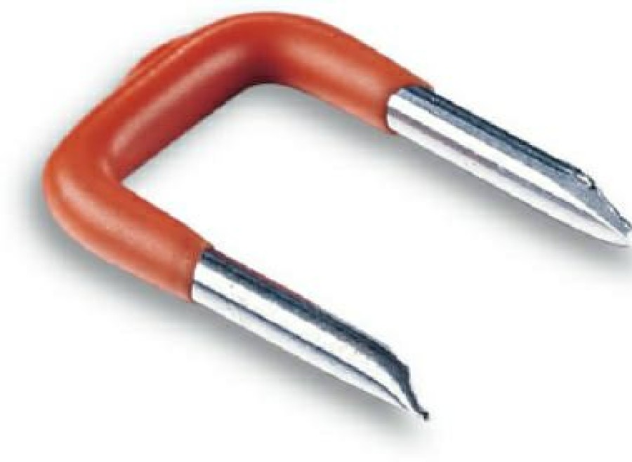 Electrical * | 100% Guarantee Insulated Safety Staples, Orange, 1 X .5-In., 100-Ct.