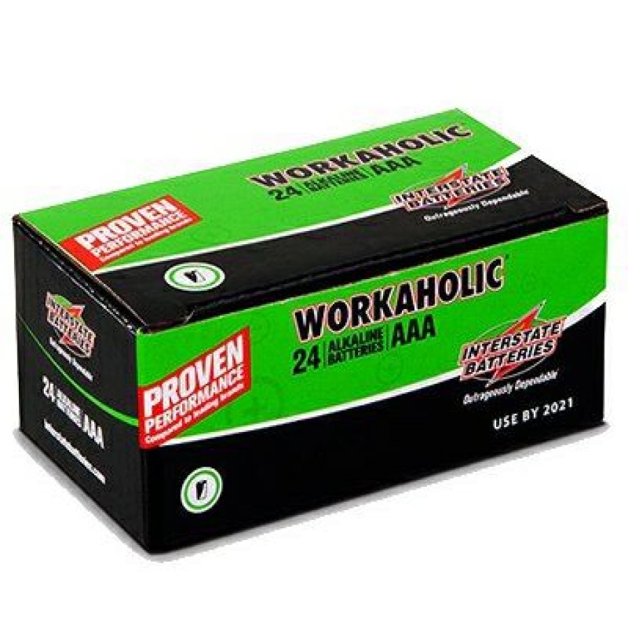 Electrical * | Interstate High Quality Workaholic Alkaline Battery, Aaa, 24-Pk.