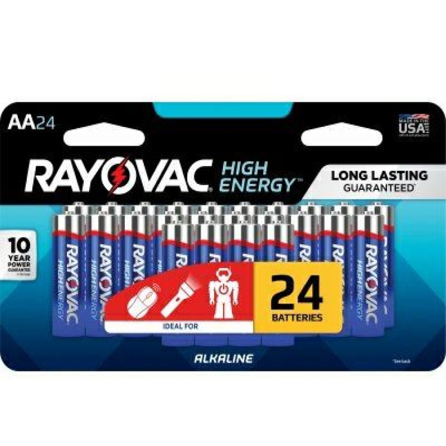 Electrical * | Rayovac Fantastic Model High Energy Aa (Double A) Alkaline Batteries, 24 Pack